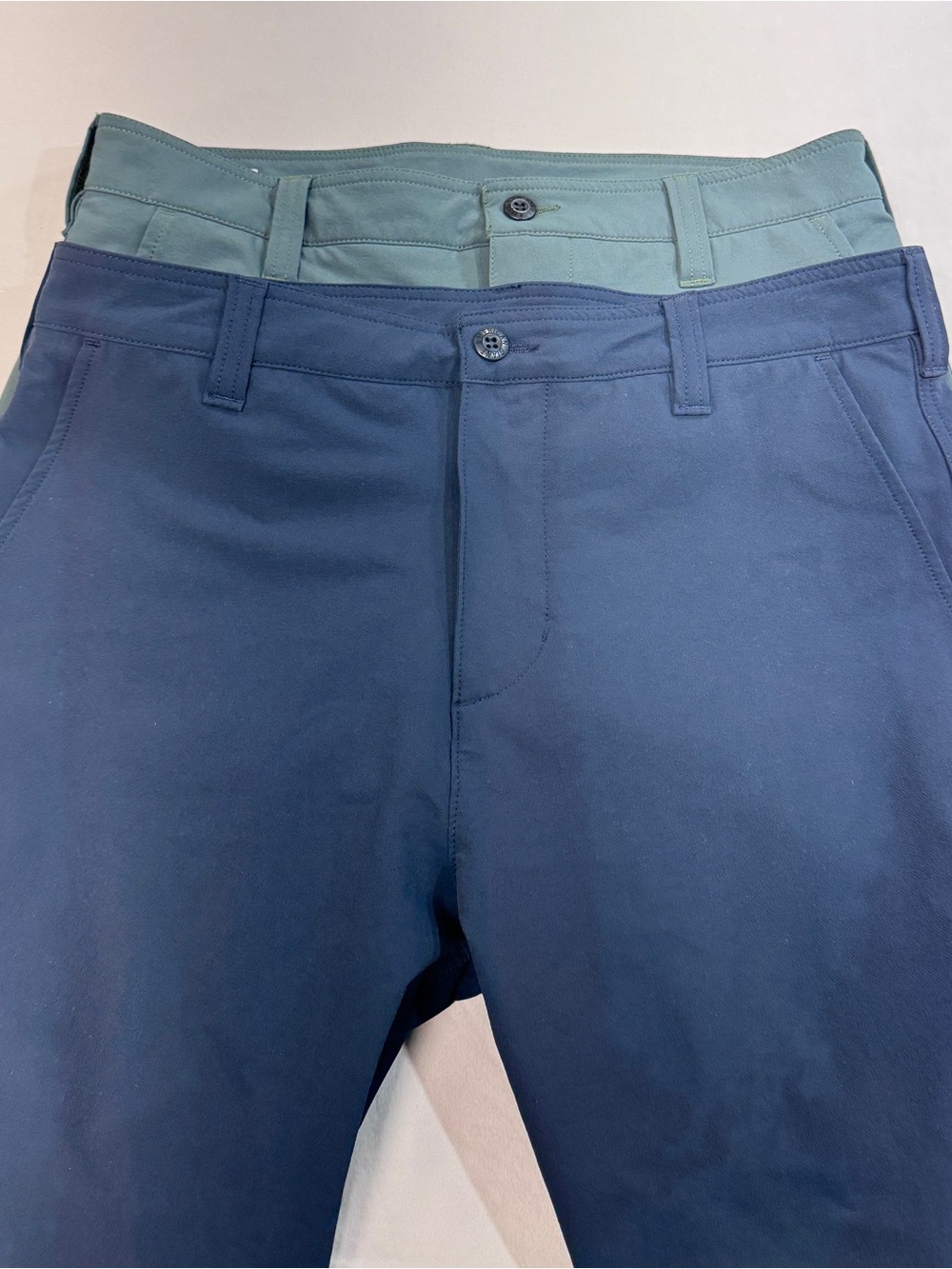 Lot Of 2 American Giant Pants Mens 32x32 Straight Leg Stretch Nylon Made In USA